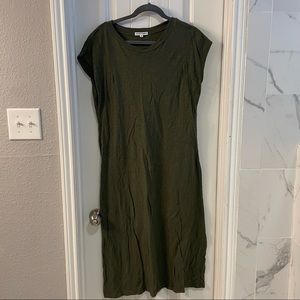 Richer Poorer Olive Green Dress